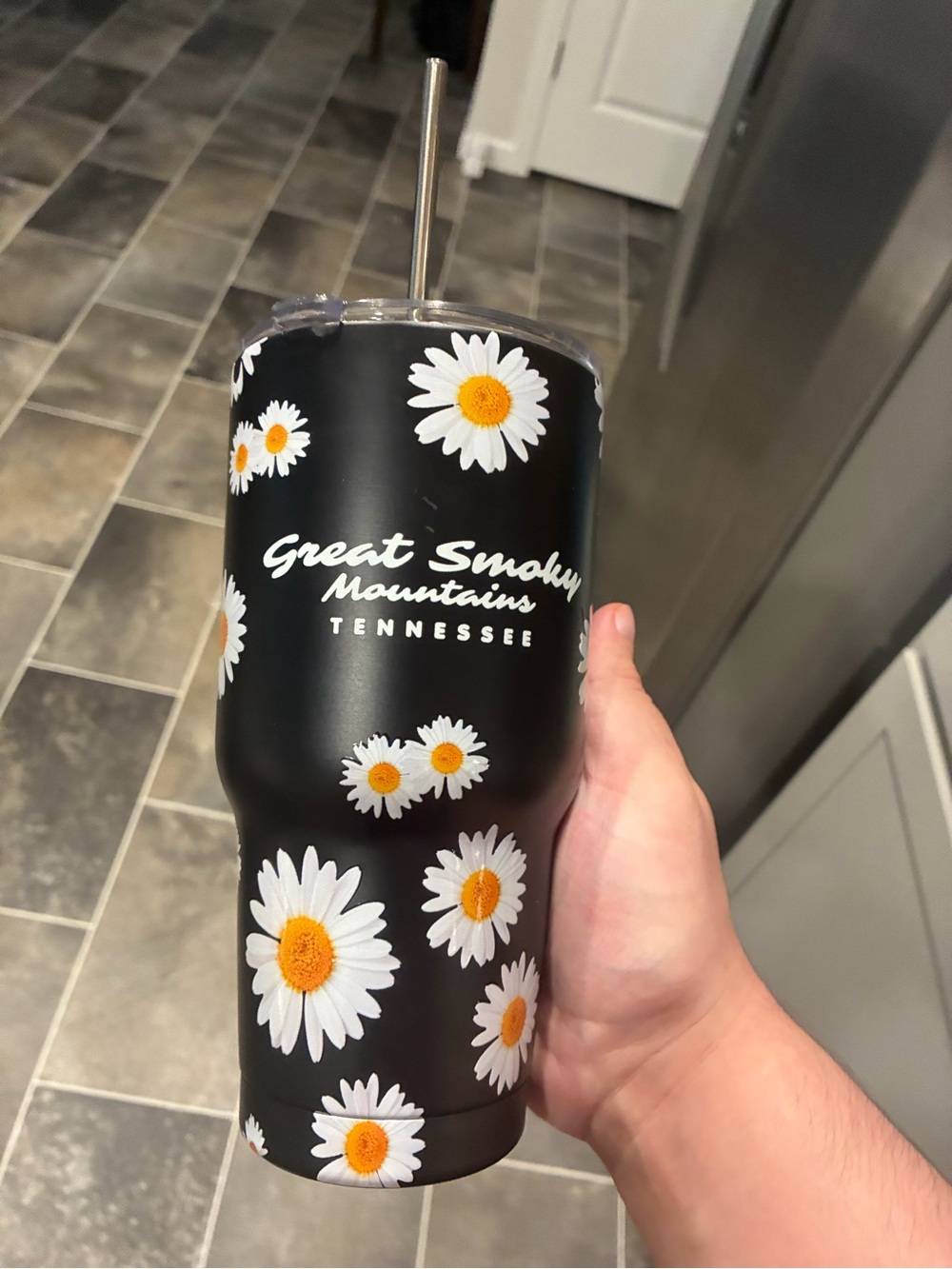 Great Smoky Mountains Tennessee Daisy Insulated Tumbler